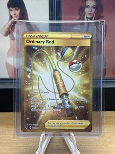 1x Ordinary Rod - 215/202 - Secret Rare NM-Mint Pokemon SWSH01 - Sword and Shiel - Picture 1 of 8