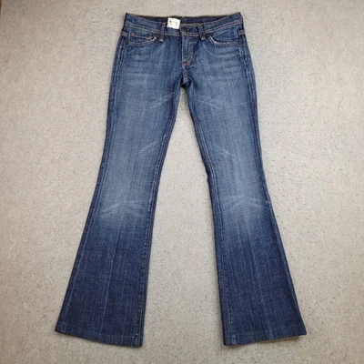 Citizens of Humanity Flare Jeans Womens 26 Blue Dark Wash Made in USA 28x31 NEW - Image 1 of 4