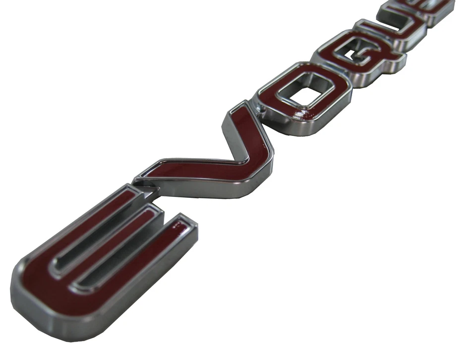 Genuine Range Rover Evoque Sd4 Rear Badge Boot Red Emblem 2011 2.0 2.2