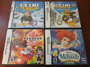 Pokemon Nintendo DS (2Club Penguins Bakugan Little Mermaid) Games, Case & Manual - Picture 1 of 1