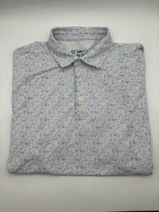 IBKUL Herren Golf Poloshirt Kurzarm UPF 50+ Lackdruck 2XL Cool QuickDry - Bild 1 von 5