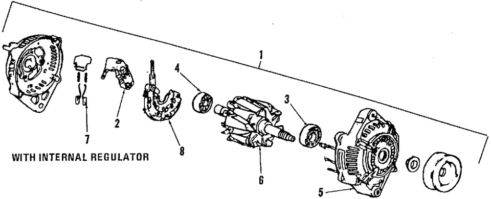 Cepillo y soporte genuino Honda 31105-PR7-A01 Foto 1 de 1