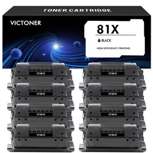 8PK Black CF281X Toner Fits for HP LaserJet MFP M630f M630h M630z M630dn Printer - Picture 1 of 3