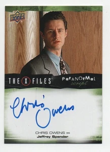 X-Files UFOs and Aliens 2019 Paranormal Script Auto A-CO Chris Owens as Jeffrey - Picture 1 of 2