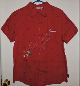 Disney Tigger celebrate red short sleeved shirt 14 womans - Picture 1 of 9
