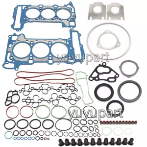 Rebuild Overhaul Gaskets Kit For Audi B9 A6 Q7 S4 S5 Porsche EA839 2.9L 3.0L V6 - Foto 1 di 4