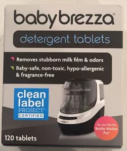 Baby Brezza Official Detergent Soap Tablets for Bottle Washer Pro, 120 Tablets - Picture 1 of 2