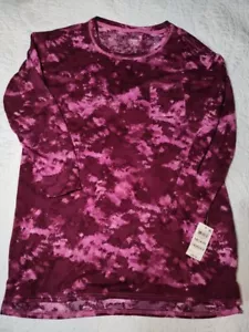 NUEVO CON ETIQUETAS Jenni Intimates Rosa Camuflado Pijama Camisa para Dormir Talla Mediana Manga Larga - Imagen 1 de 7