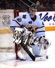 Johan Holmqvist signed NHL hockey 8x10 photo W/Cert Autographed A0001