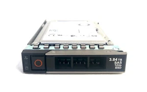 Gen14 - Dell 3.84TB SSD SAS RI Read 2.5" Drive R340 R440 R540 R640 R740 R940 + - Picture 1 of 1