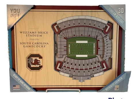 South Carolina Gamecocks 3D Stadium.5 Layer Replica. NCAA Officially Licensed Cover