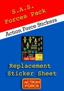 Action Force SAS Forces Pack Hoja Adhesiva Vintage Repuesto Palitoy Customs - Imagen 1 de 6