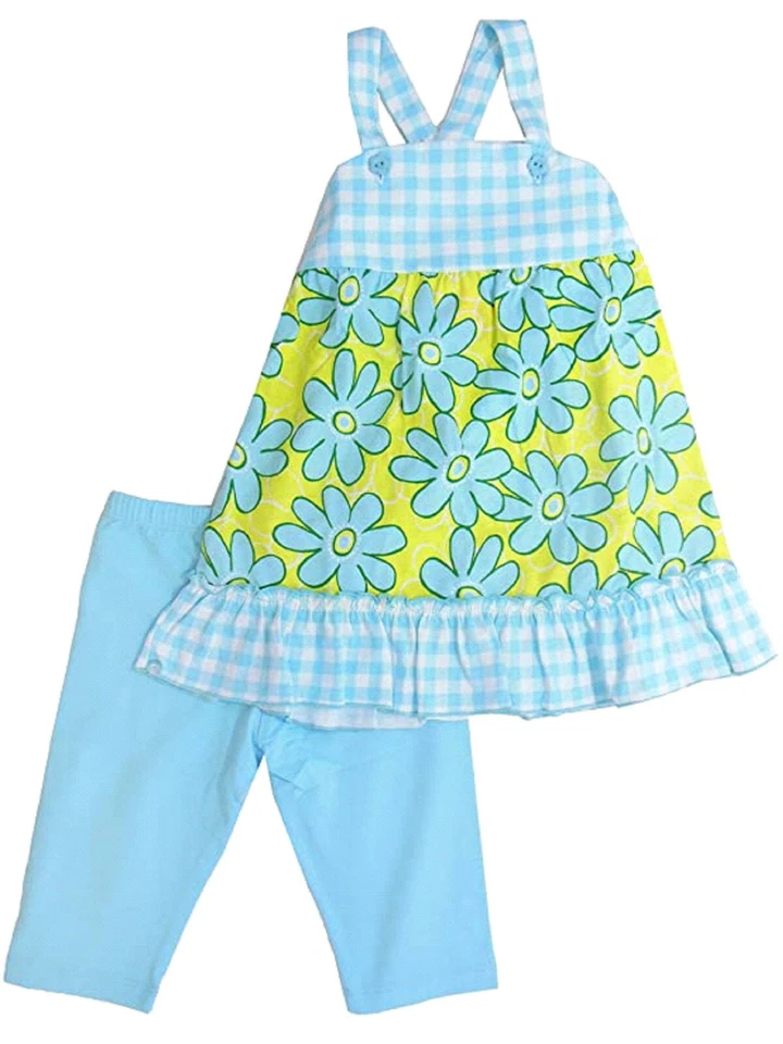 Conjunto de túnica e legging batata doce meninas kiwi babydoll - Novo com etiquetas - Imagem 1 de 1