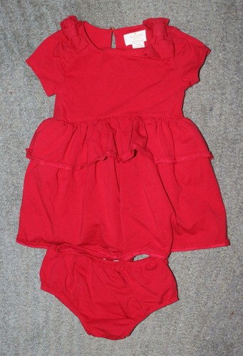 Abito rosso bambina Kate Spade maniche corte taglia 24 mesi In perfette condizioni