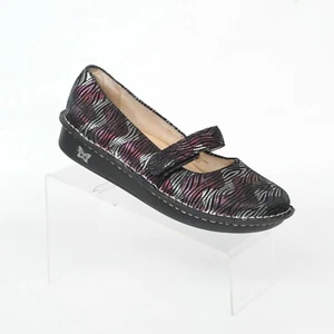 Alegria FEL-345 Negro Púrpura Plata Mary Jane Zapatos Confort Mujer 40 9.5-10 - Imagen 1 de 11
