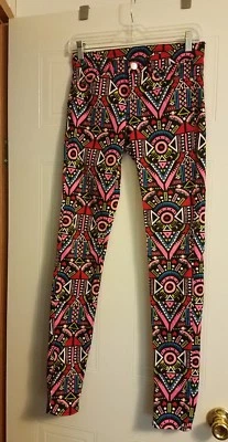 Pantalones ajustados Divided by H&M Niñas multicolor tribal estampado corazón talla 6 EUR 36  Foto 1 de 4