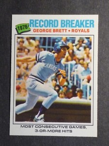 1977 Topps Record Breaker George Brett #231 NM/MT (003) (Inv#DR320)