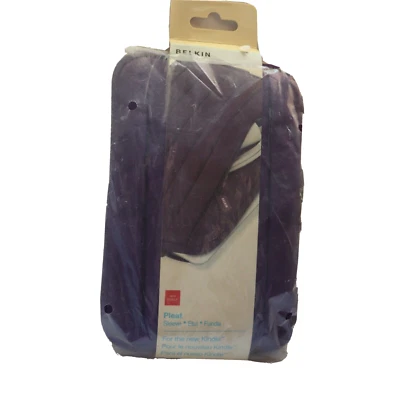 Belkin Kindle Case Pleat Sleeve  Zip Up Pouch Purple Fits 6 inch Kindles - Image 1 of 3