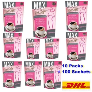 10X Max Curve Coffee Instant Burn Excess Fat Fit Firm Weight Management Drink - Picture 1 of 14