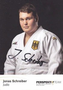 Jonas SCHREIBER - Deutschland, Bronze Jun.-WM 2017 Judo, Original-Autogramm! - Bild 1 von 1