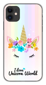 Coque en silicone imprimée compatible Apple iPhone 11 Unicorn World - Photo 1 sur 3
