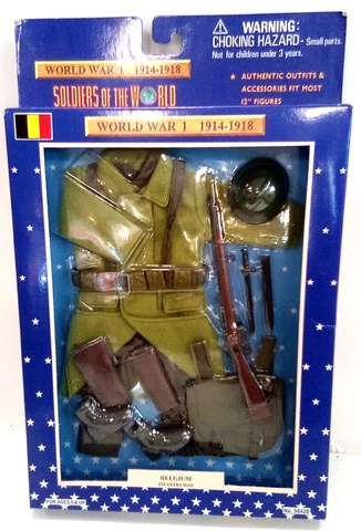 1997 Soldiers of the World   WWI Belgium Infantryman Uniform  RARE. New Cover