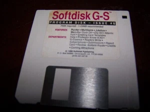 Softdisk G-S Issue 6 for Apple II GS - Picture 1 of 1