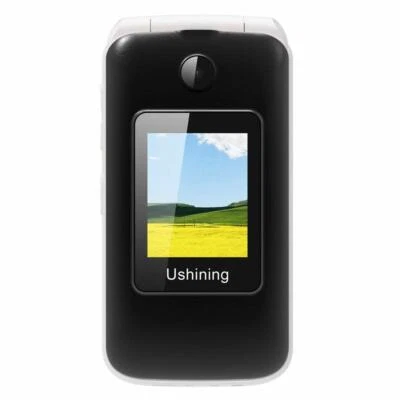 Ushining 3G Unlocked Flip Cell Phone For Senior Kids,Easy-To-Use（only Tmobile)