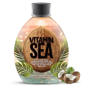 Vitamin Sea Natural Bronzer Indoor Tanning Bed Lotion & Outdoor Beach Sun Tan - Picture 1 of 6