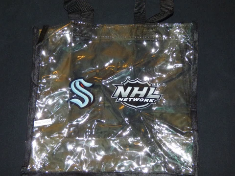 Seattle Kraken - Clear Tote Bag - 12" x 11" x 6" - [Arena Approved] Cover