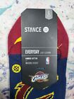 Stance Men's Cotton Invisible Socks NBA Cleveland Cavs Red LRG UK 8.5-11.5 43-45