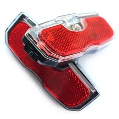 Bike Cycle Bicycle Rear Tail Light Led Red Safety For Luggage Carrier Rack Tool - Image 1 of 4