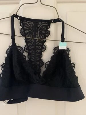 Pink Victorias Secret Inline Demi Racer back Bra NWT Size Large Black BTS - Image 1 of 4