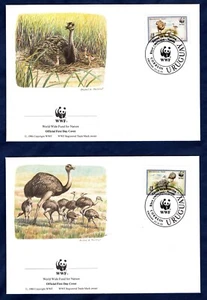 1993 URUGUAY WWF - Greater Rhea on Day One Envelope - Picture 1 of 2