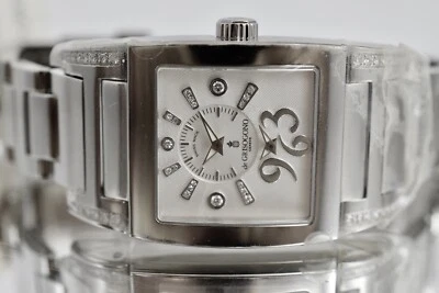 DE Grisogono Diamond Watch Tino Acier White Stainless Steel Quartz NO4002/B NWT - Image 1 of 4