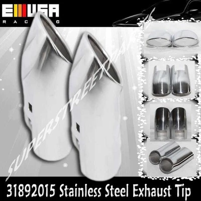 1 par de puntas de escape universales de acero inoxidable y fábrica OE para Nissan Sylphy NUEVO Foto 1 de 4