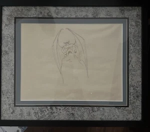 1940 Fantasia pencil drawing of Chernabog - Picture 1 of 6