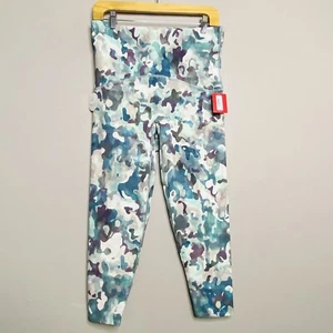 SPANX Booty Boost Active Painted Camo Pink Multi Active Printed 7/8 Leggings XL - Picture 1 of 17
