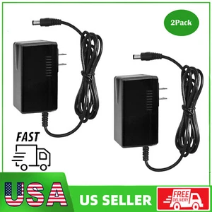 DC 12V 2A 2 Pack Power Supply Adapter for LED Strip Light CCTV Camera Routers - Picture 1 of 7
