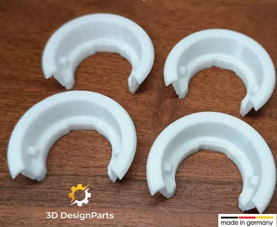 MARKENLOS 4x Klemmbuchse von 3D-DesignParts passend zu Brötje 562454 Verkleidung Heizung