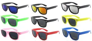 Kinder Sonnenbrille Mädchen Jungen Kinder verspiegelte Sonnenschirme UV400 Urlaub Mode Kind - Bild 1 von 139