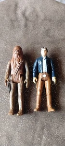 Vintage Star Wars Han Solo & Chewbacca 1977 Hong Kong First 12 - Picture 1 of 13