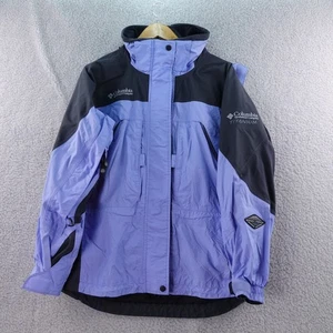 Columbia Titanium Women's Medium Interchange Jacket Purple Black Outdoor Hiking - Picture 1 of 6