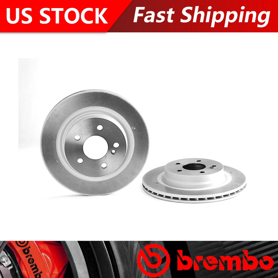 Se adapta a rotores de freno recubiertos traseros Mercedes-Benz C250 2013-2014 - Brembo Premium OE Foto 1 de 4