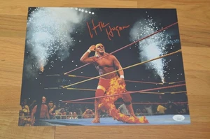 Hulk Hogan Autographed 11x14 Color Photo with JSA Hologram ~ WrestleMania - Picture 1 of 6