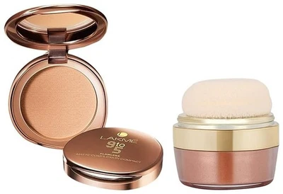 Lakmé 9 to 5 Flawless Matte Complexion Compact Powder, Melon, Absorbs Oil, Conce - Image 1 of 4