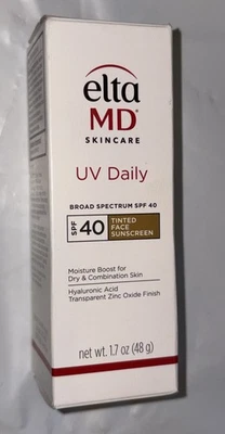 EltaMD Skincare УФ ежедневный тонированный минеральный солнцезащитный крем широкого спектра действия SPF 40 - 1,7 унц - Изображение 1 из 4