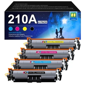 210A 210X Toner Cartridges 4 Pack | Replacement for HP 210A 210X Compatible w... - Bild 1 von 6