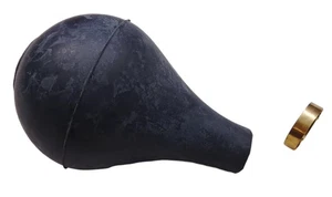 Bocina de goma con clip de latón negro con bocina nueva apta para coche taxi camión - Imagen 1 de 5