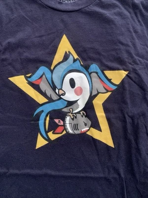 Camisa Tokidoki Vintage RARA IMPRESIÓN 2000s Simone Legno Art 🔥💀💀🔥 Foto 1 de 2